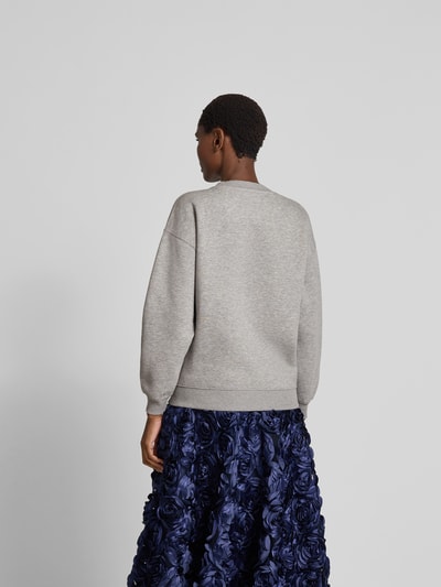 Anine Bing Oversized Sweatshirt mit Logo-Print Mittelgrau Melange 5