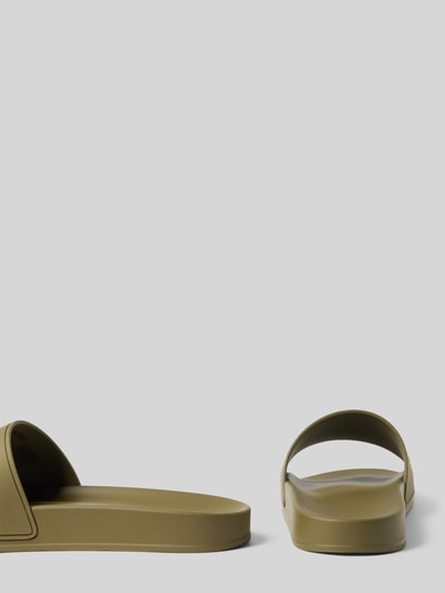 Dsquared2 Slides mit Label-Applikation Oliv 2