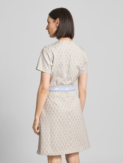 JOOP! Knielanges T-Shirt-Kleid mit Gürtel Modell 'TRISH' Offwhite 5