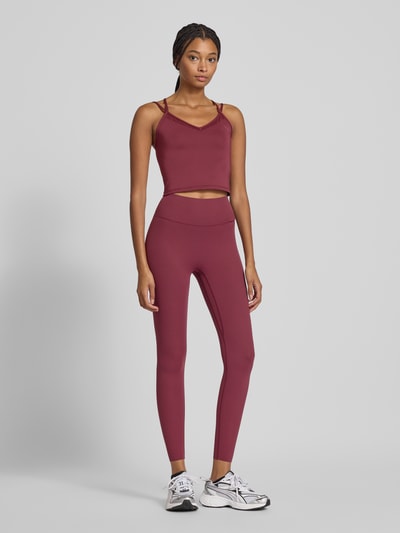 PUMA Top met spaghettibandjes en logoprint Bordeaux - 1