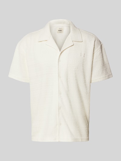 Redefined Rebel Relaxed Fit Freizeithemd mit Baumwoll-Anteil Modell 'HAROLD' Offwhite 2