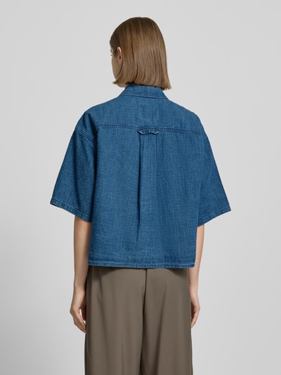 G-Star Raw Relaxed Fit Jeansbluse mit Brusttasche Jeansblau 5