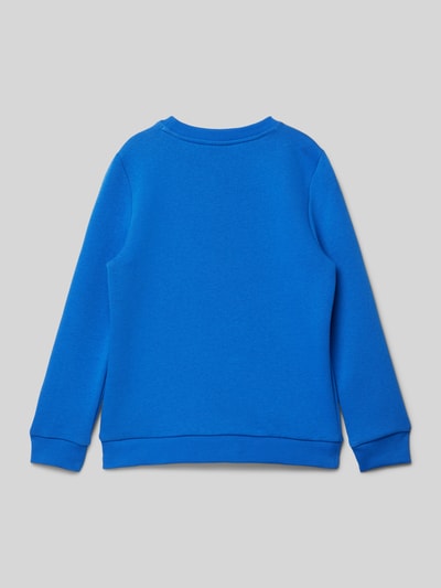Lacoste Sweatshirt in effen design Koningsblauw gemêleerd - 3