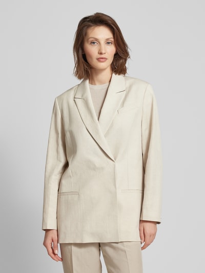 Calvin Klein Womenswear Blazer mit Brustleistentasche Sand 4