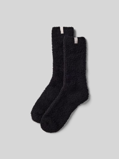 Juvia Socken mit Label-Detail im 2er-Pack Black 1