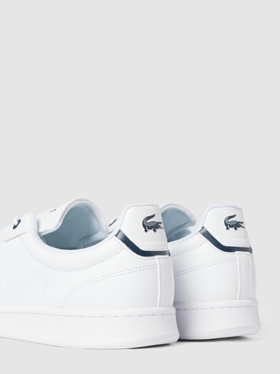 Lacoste Sneakers met labelprint en logostitching, model 'CARNABY' Wit - 2