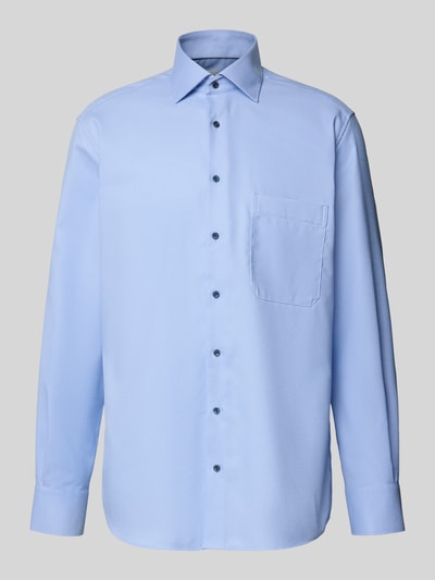 ETERNA Comfort Fit Business-Hemd mit Knopfleiste Bleu 2