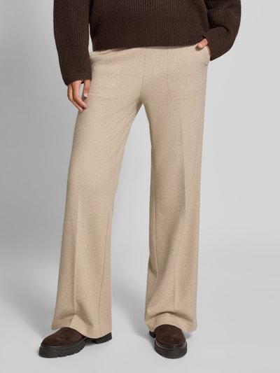 CAMBIO Loose Fit Stoffhose aus Viskose-Mix Modell 'AVA UTILITY' Sand Melange 4