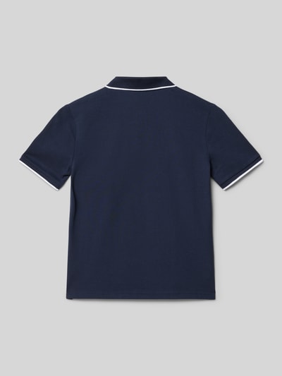 Boss Poloshirt met labeldetail Marineblauw - 3