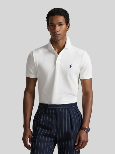 Polo Ralph Lauren Regular Fit Poloshirt aus Baumwoll-Mix Weiss 4