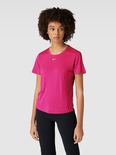 NIKE TRAINING T-shirt z nadrukiem z logo Mocnoróżowy 4