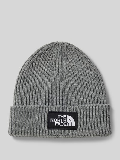 The North Face Beanie met labeldetail Middengrijs gemêleerd - 1