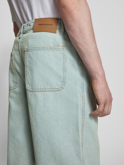 Pegador Bermudas mit Logo-Stitching Modell 'KOLAR' Jeansblau 3