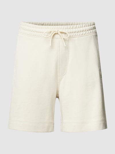 BOSS Orange Sweatshorts mit Logo-Stitching Modell 'SEWALK' Sand 2