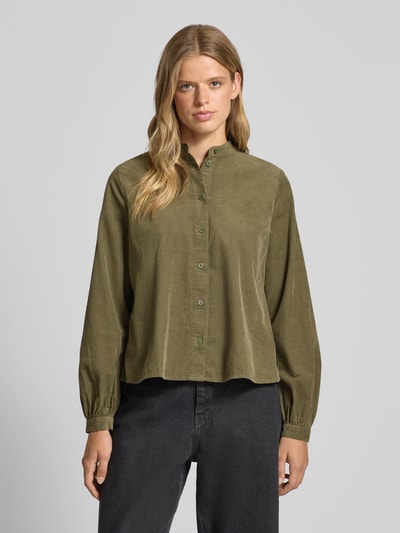 Marc O'Polo Denim Relaxed Fit Cord-Bluse aus reiner Baumwolle Khaki 4