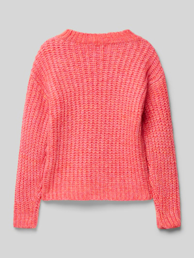 Only Pullover aus Grobstrick Modell 'LONE' Fuchsia 3