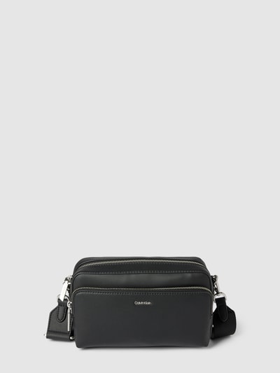 CK Calvin Klein Handtasche mit Label-Detail und verstellbarem Schulterriemen Black 2