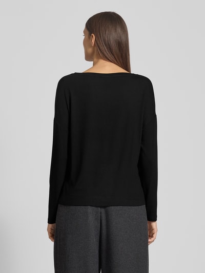 comma Oversized Longsleeve mit Label-Detail Black 5