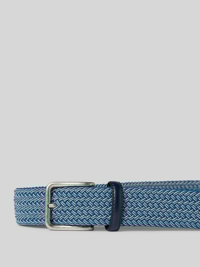 Lloyd Men's Belts Gevlochten riem in two-tone-stijl Marineblauw - 2