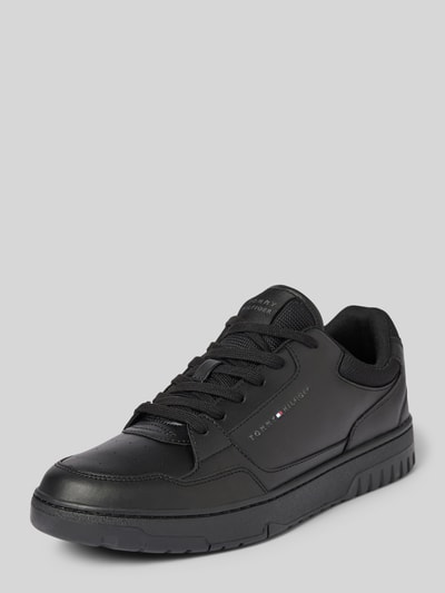 Tommy Hilfiger Sneaker aus Leder mit Label-Detail Black 1