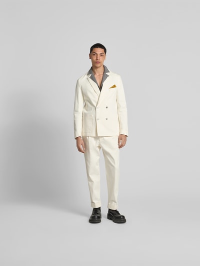Officine Générale Chino mit Gesäßtaschen Weiss 1