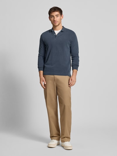 Marc O'Polo Regular Fit Poloshirt aus reiner Baumwolle Marine 1