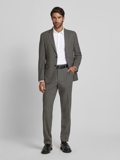 Jake*s Super Slim Fit Businesshemd mit Kentkragen Weiss 1