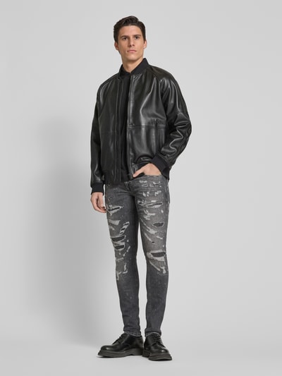 Antony Morato Tapered Fit Jeans im Destroyed-Look Black 1