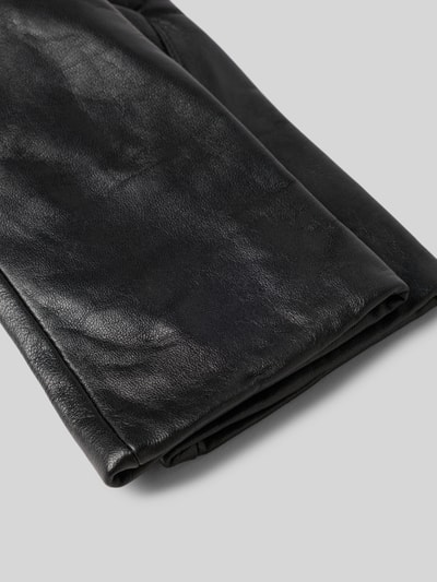 FI.NE Handschuhe in Leder-Optik Black 2