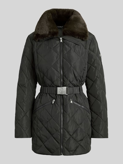 Lauren Ralph Lauren Steppjacke mit Taillengürtel Khaki 2