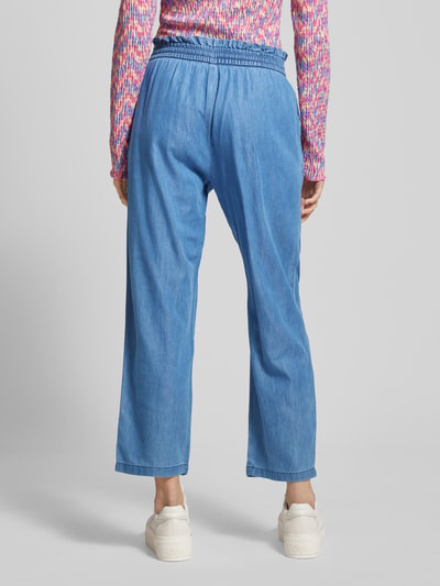 Only High waist broek in denim look, model 'BEA LIFE' Jeansblauw - 5