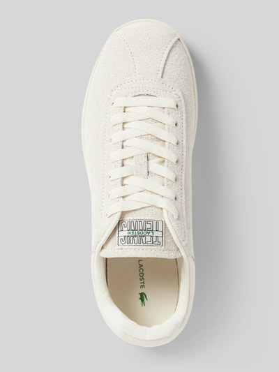 Lacoste Sneakersy z fakturowanym wzorem model ‘BASESHOT’ Écru 3