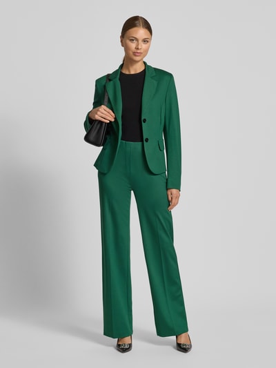 Marc Cain Straight Leg Anzughose mit Bügelfalten Dunkelgruen 1