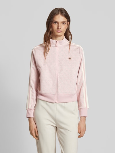 Guess Activewear Sweatjacke mit Reißverschluss Rosa 4