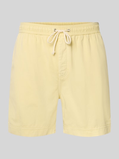 GANT Regular Fit Shorts mit elastischem Bund Modell 'SUNFADED' Hellgelb 2