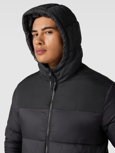 Jack & Jones Steppjacke mit Stehkragen Modell 'ETOBY' Black 3