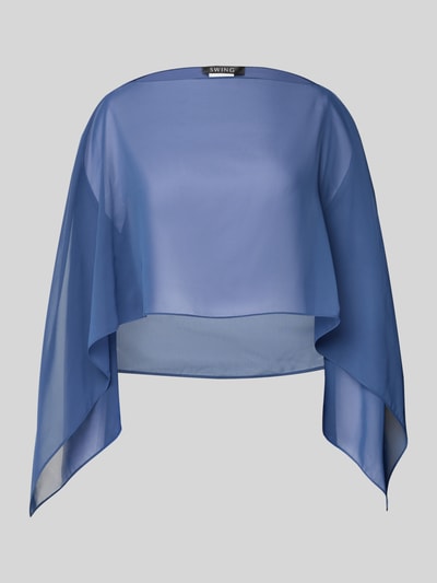 Swing Stola van chiffon Blauw - 2