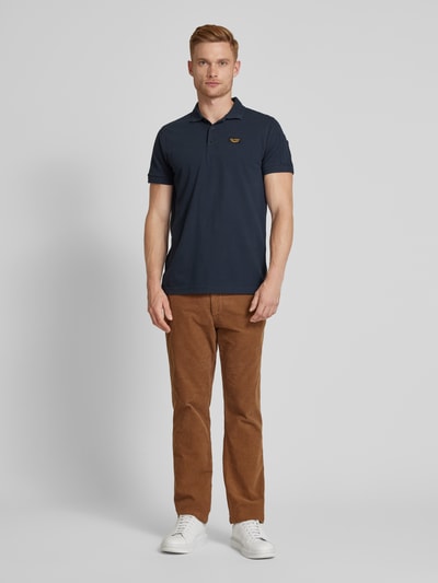 PME Legend Poloshirt mit Label-Detail Marine 1