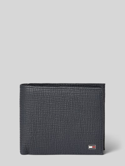 Tommy Hilfiger Portemonnaie aus echtem Rindsleder Dunkelblau 1