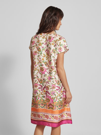 ROBE LÉGÈRE Knielanges Kleid mit Allover-Print Pink 5
