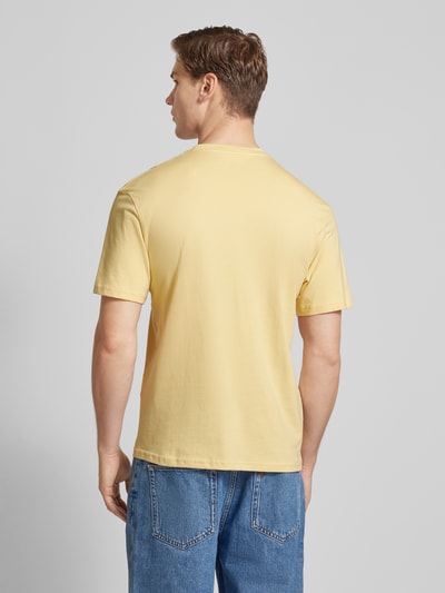 Jack & Jones T-shirt z okrągłym dekoltem model ‘JORVESTERBRO’ Jasnożółty 5