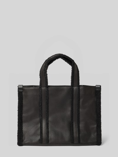 Liu Jo White Tote Bag mit Label-Stitching Black 4