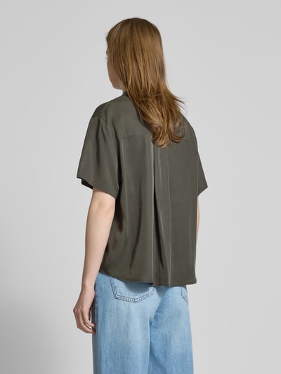 Samsøe Samsøe Regular Fit Hemdbluse mit 1/2-Arm Modell 'MINA' Schlamm 5