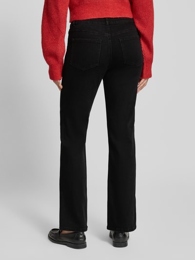 Christian Berg Woman Straight Fit Jeans mit Eingrifftaschen Black 5