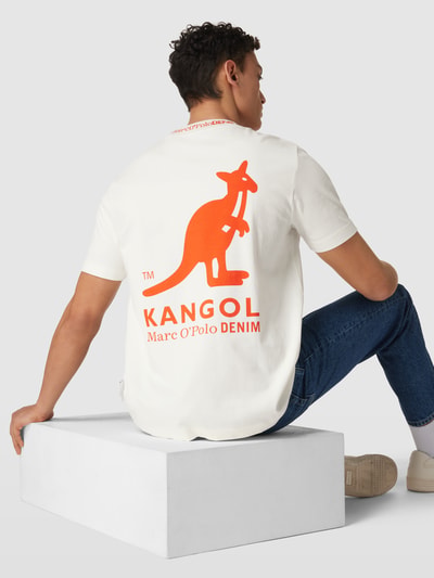 Marc O'Polo DENIM T-Shirt mit Label-Detail - Marc O’Polo DENIM x Kangol Weiss 3