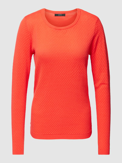 VERO MODA Strickpullover mit Strukturmuster Rot 2