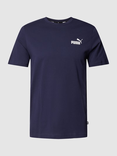 PUMA PERFORMANCE T-Shirt mit Label-Print Dunkelblau 2