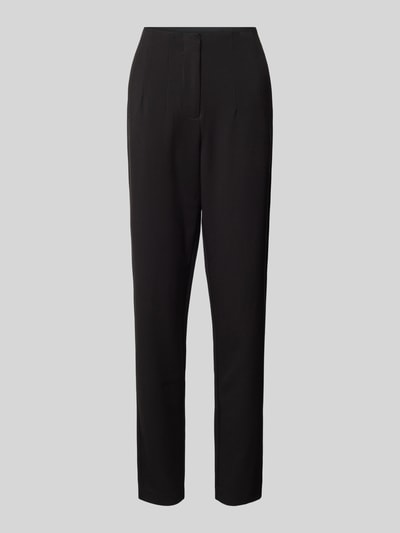 Vila Slim fit stoffen broek met elastische band, model 'VARONE' Zwart - 2