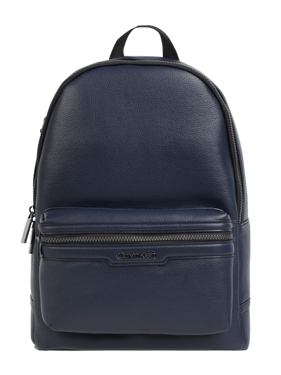 CK Calvin Klein Rucksack mit Metall-Logo  Marine 2