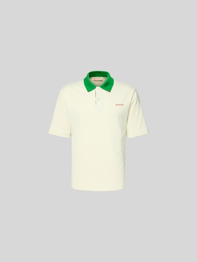 Marni Poloshirt mit Label-Detail Offwhite 2
